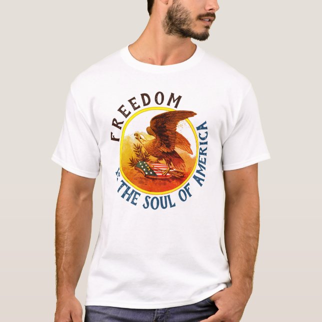 Soul of America (color light) T - Shirt (Vorderseite)