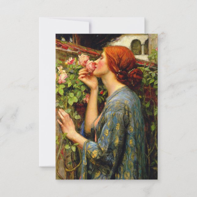 Soul of the Rose John William Waterhouse Karte (Vorderseite)