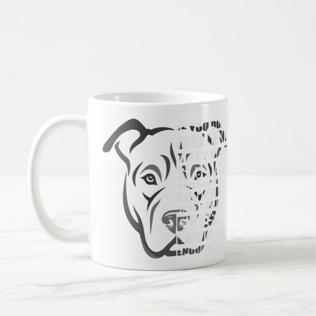 Soul Pitbull Hund Lover Tasse (Links)