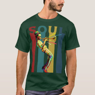 Soul Retro-Design mit einem Jazz-Trompeter 1 T-Shirt