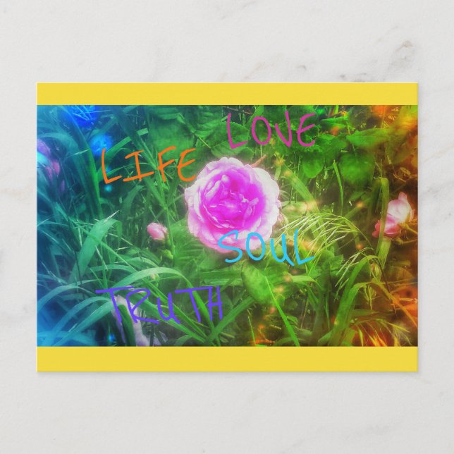 Soul Rose Postkarte (Vorderseite)
