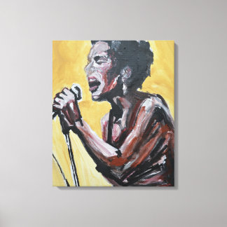 Soul-Sänger Neo-Expressionist Leinwanddruck