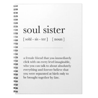 Soul Schwester Definition Bedeutung Wörterbuch Art Notizblock