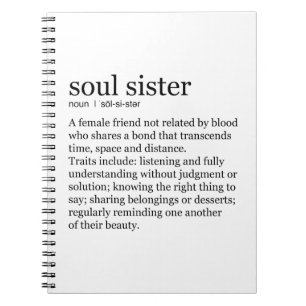 Soul-Schwester-Geschenke Notizblock