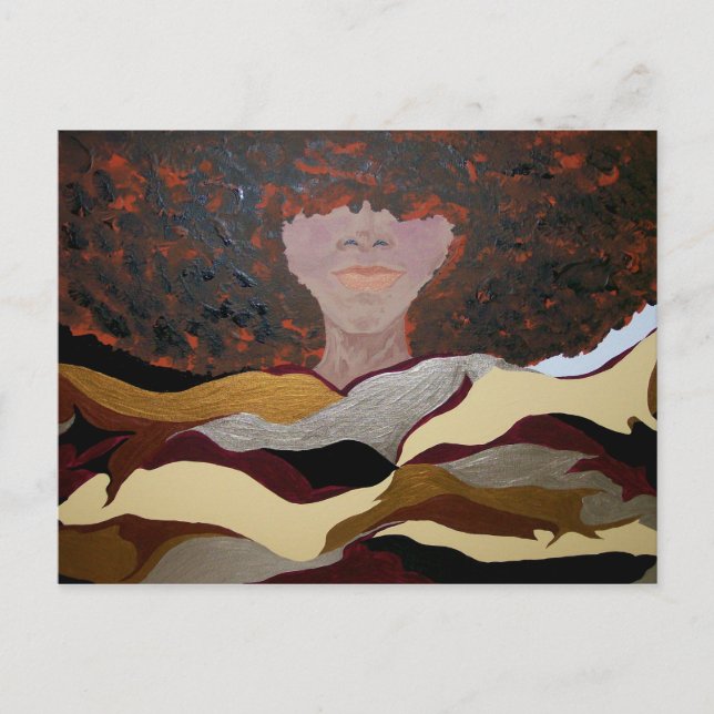 Soul Sista von Kenya Verrett Postkarte (Vorderseite)