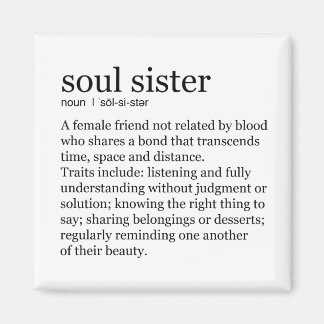 Soul Sister Geschenke Magnet