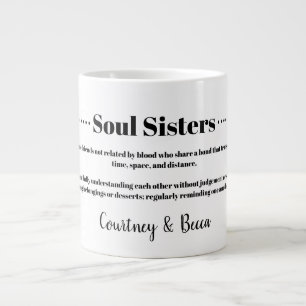 Soul Sisters Best Friend BESTE FREUNDIN  Jumbo-Tasse