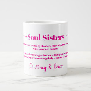 Soul Sisters Beste BESTE FREUNDIN Riesencoffee Tas Jumbo-Tasse