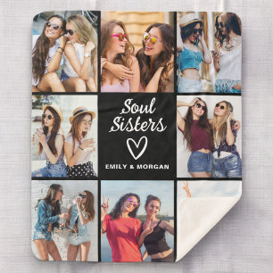 Soul Sisters Skriptgeschenk für Friends Foto Colla Sherpadecke