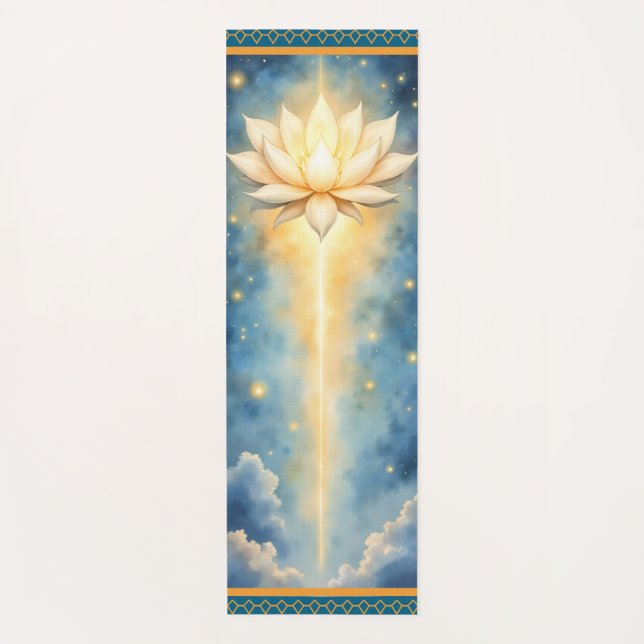 Soul Star Chakra Yoga Mat – Celestial Gateway Yogamatte (Vorderseite)