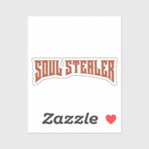 Soul Stealer Lustige Rothaarige Heavy Metal Typogr