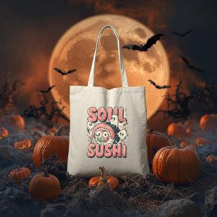 Soul Sushi Funny Halloween Sushi Pun Tragetasche