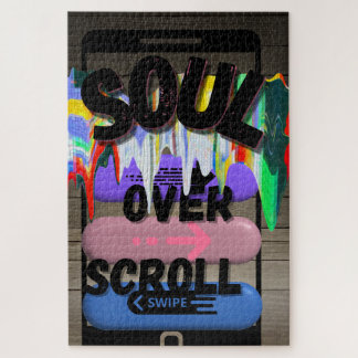 Soul über Scroll Inspiration Jigsaw Puzzle