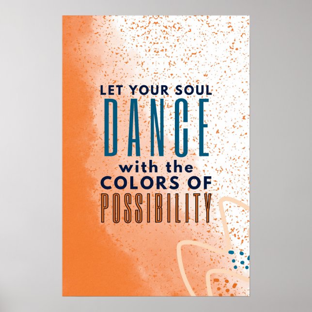 Soul Zitat - Inspiration und Motivierend Zitat Poster (Vorne)