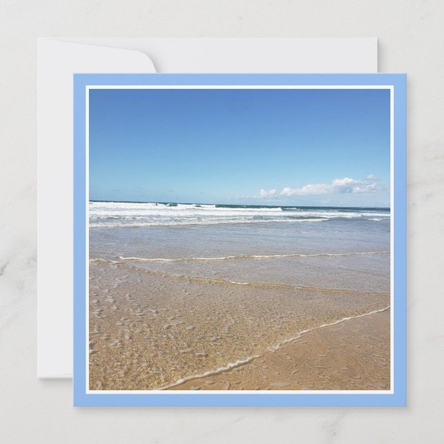 Soulac Sur Mer Beach in Frankreich Karte (Vorderseite)