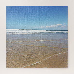 Soulac Sur Mer Ocean Küste in Frankreich Puzzle