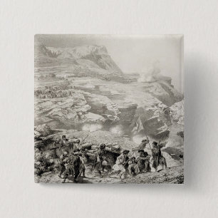 Soulak Durchlauf bei Akhati, Dagestan, überziehen Button