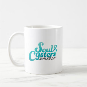 SoulCysters PCOS sprechen von der Herz-Tasse Kaffeetasse