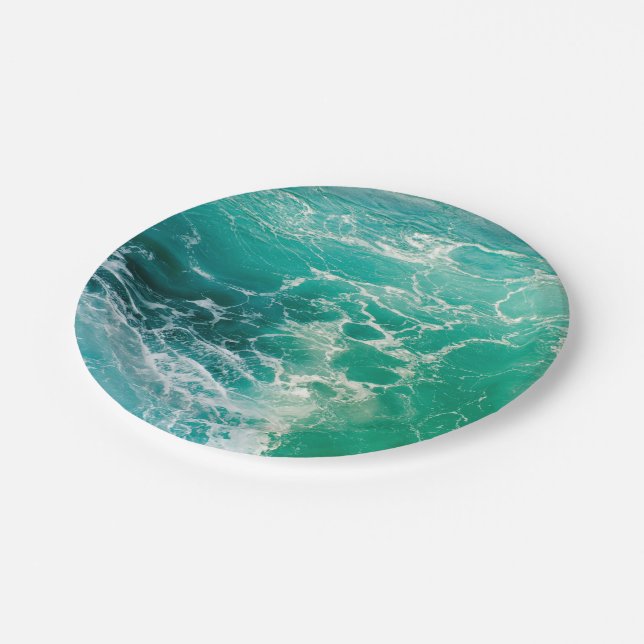 Soule des Meeres 2 Pappteller (Schrägansicht)