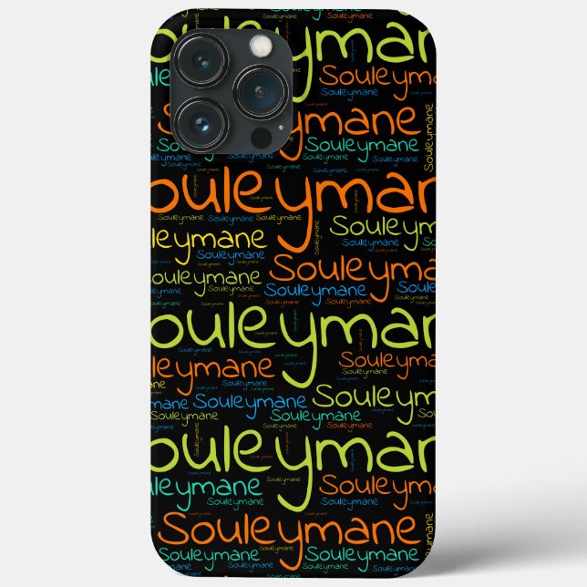 Souleymane Case-Mate iPhone Hülle (Rückseite)