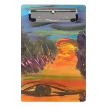 Soulful Horizon Hand Painted Design