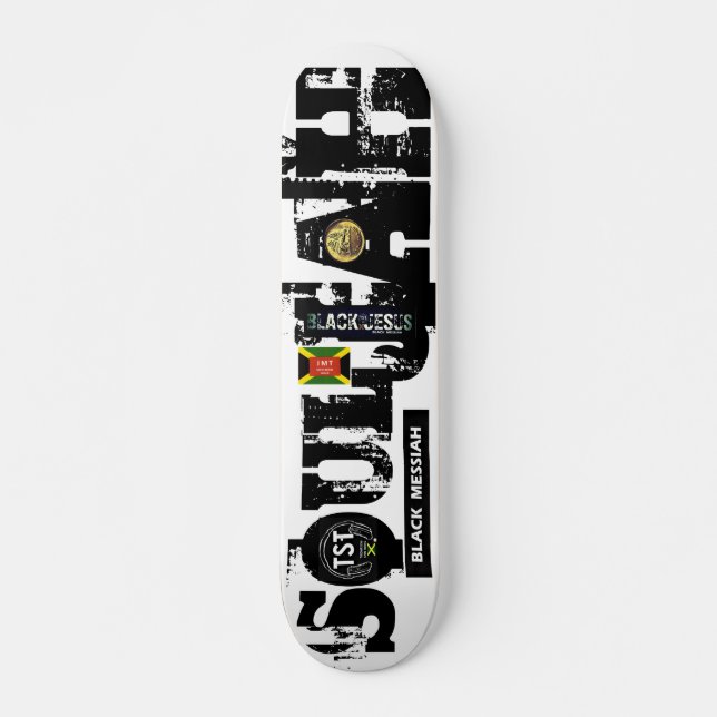 SOULJAH Skateboard, 7¾ Zoll Deck Skateboard (Vorne)