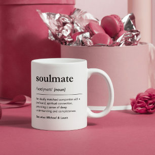 Soulmate-Definition-individuelle Name-Wörterbuch Kaffeetasse