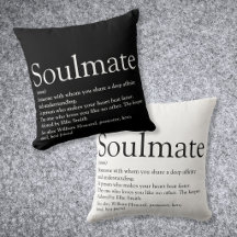 Soulmate Definition Schwarz und Weiß Spaß