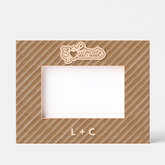 Soulmate Engraved Wood Laser Etched Picture Frame Geätzte Rahmen