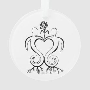 Soulmate-Gewerkschafts-Kreis Ornament