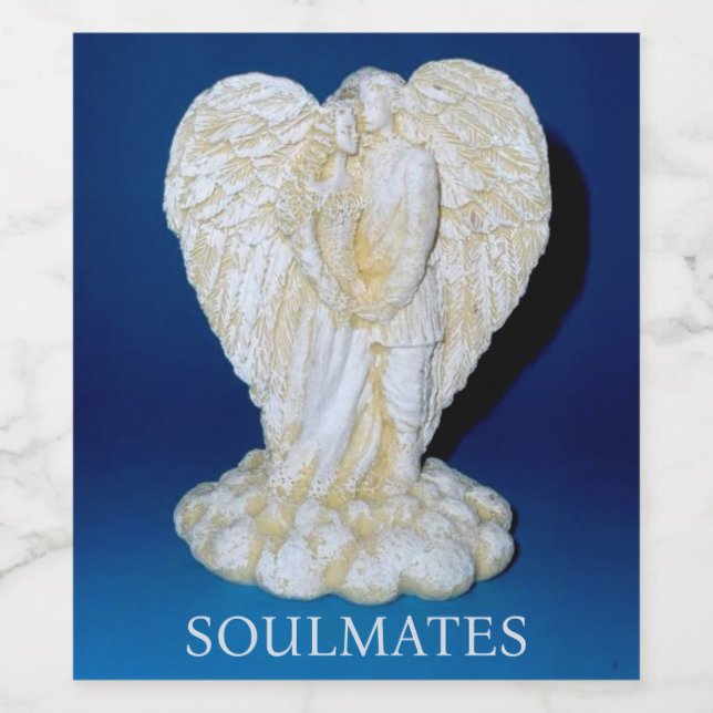 SOULMATES - Weinetikett (Einzelnes Label)