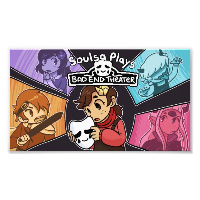 Soulsa spielt Bad End Theater Foto Print (Vorne)