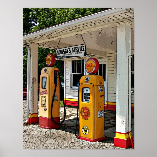 Soulsby's Gas Station Poster (Vorne)