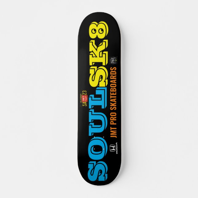 SOULSK8 Skateboard, 7¾ Zoll Deck Skateboard (Vorne)