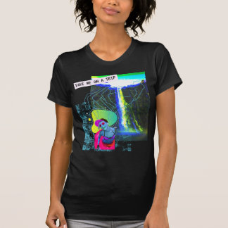 Soultrip Trip Wasserfall Glitch Fun Vaporwave God T-Shirt