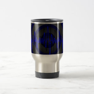 Sound Blue Dark Reise Pendlerin Tasse