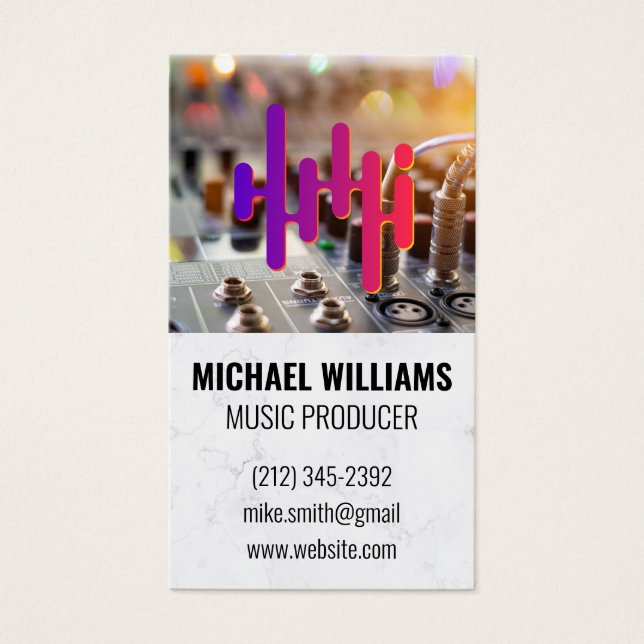 Sound-Board-Mixer | Tech | Digitales Logo (Vorderseite)