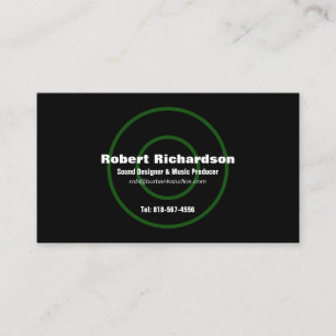 Sound Designer Business Card Visitenkarte