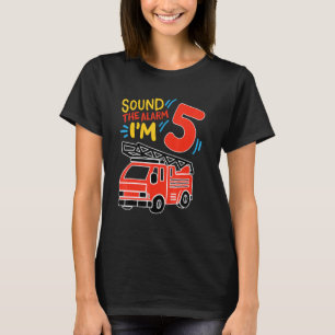Sound Die Erinnerung, ich bin 5 Geburtstag Jungen T-Shirt