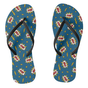 Sound Effect-Muster des Comic anzeigen Flip Flops