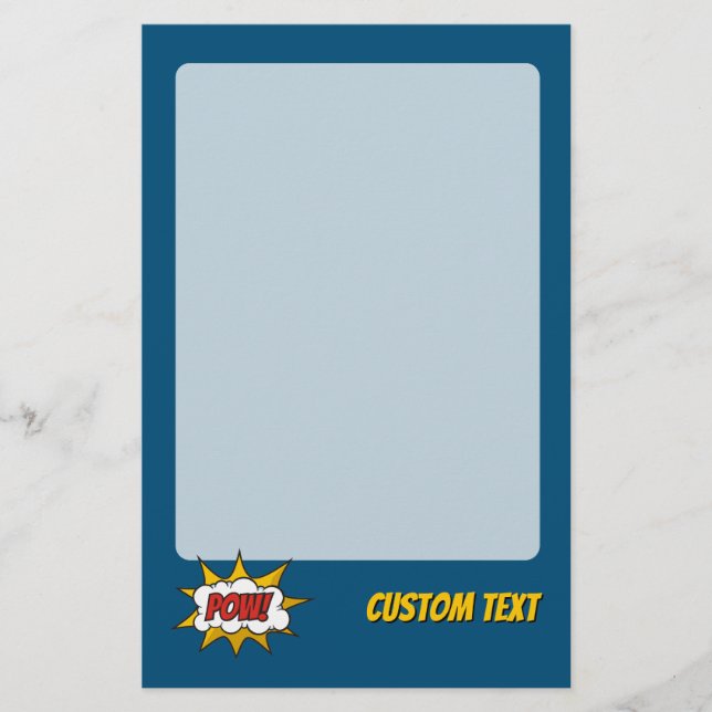 Sound-Effekt des Comic Briefpapier (Vorderseite)