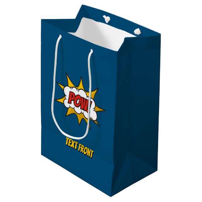 Sound-Effekt des Comic Mittlere Geschenktüte (Vorderseite Schrägansicht)