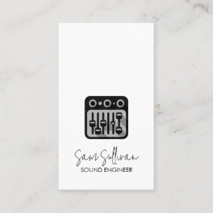 Sound Engineer Audio Engineering Visitenkarte