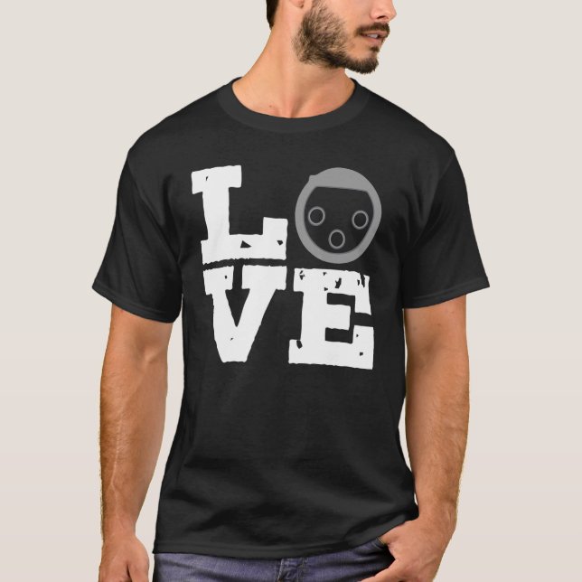Sound Engineer Audio Engineering XLR Liebe Music T-Shirt (Vorderseite)