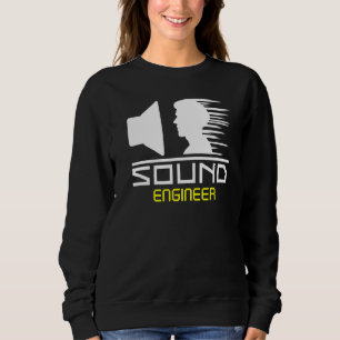 Sound Engineer Audio Tech Mixer Music Concept Tech Sweatshirt