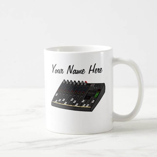 Sound Engineer Custom Tasse Musician Sound Typ Ges (Rechts)