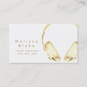 Sound Engineer de Jay Imitats Gold Visitenkarte