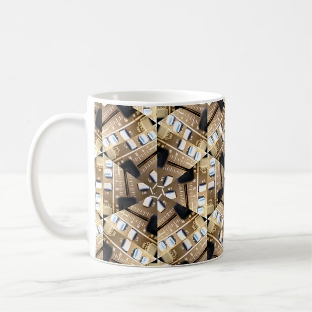 Sound Engineer Faders Coffee Tasse (Links)