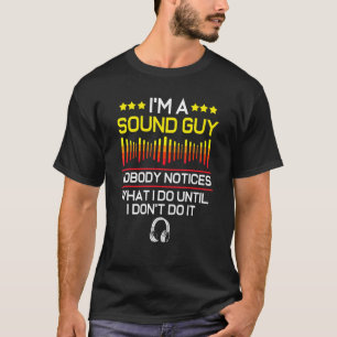 Sound Engineer Music Audio Sound Typ T-Shirt
