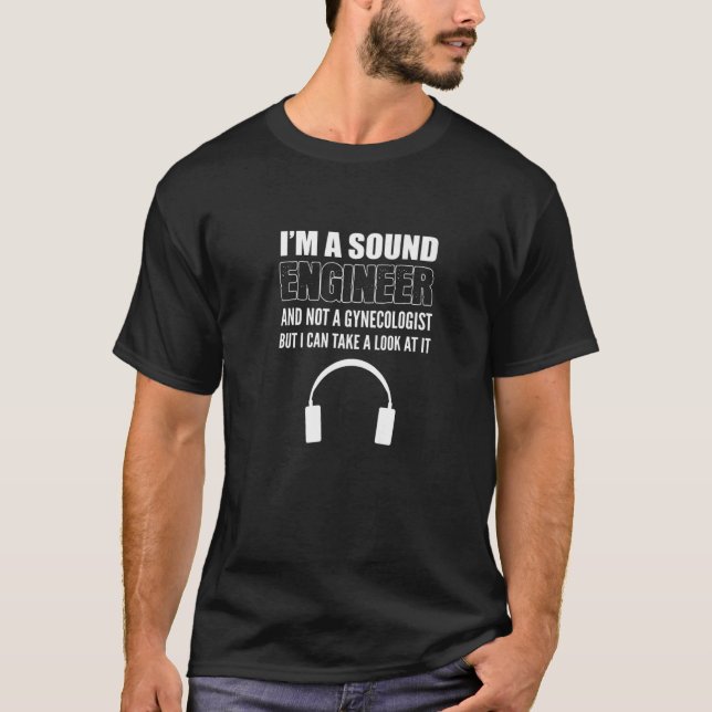 Sound Engineer Recording Artist T-Shirt (Vorderseite)